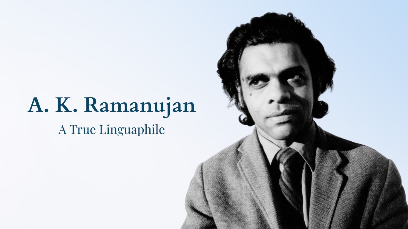 AK Ramanujan, Ramanujan, Indian Poet
