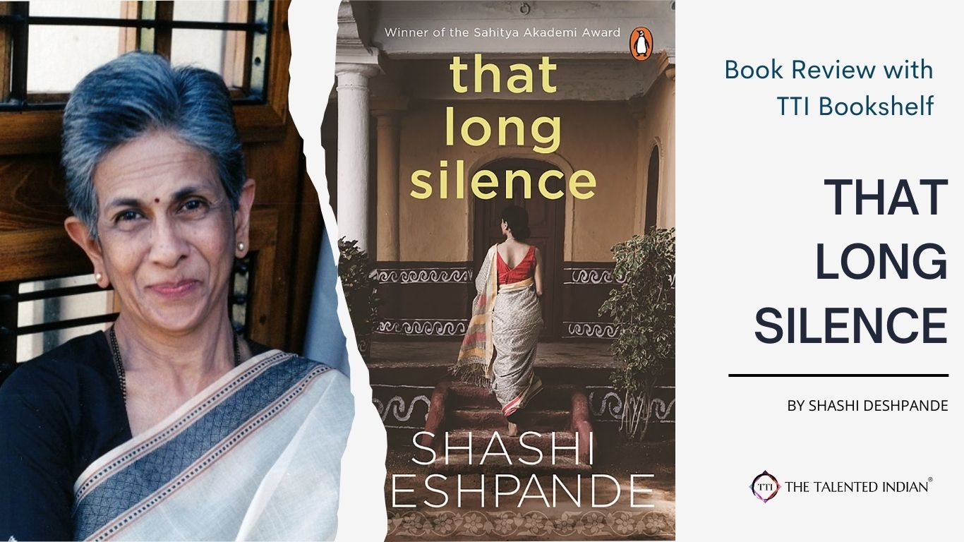 Shashi Deshpande, That Long Silence, Book Review, Patriarchy, Women Authors, TTI Bookshelf