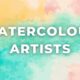 Watercolour, artist, art, paintings, life, people